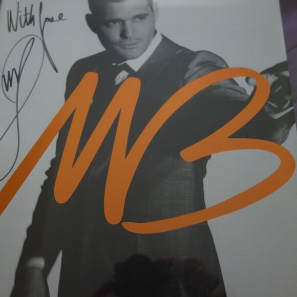 Michael Buble Signed with Love Framed Board Numbered 73/100 Montreal 8/5/10 - Picture 5 of 15